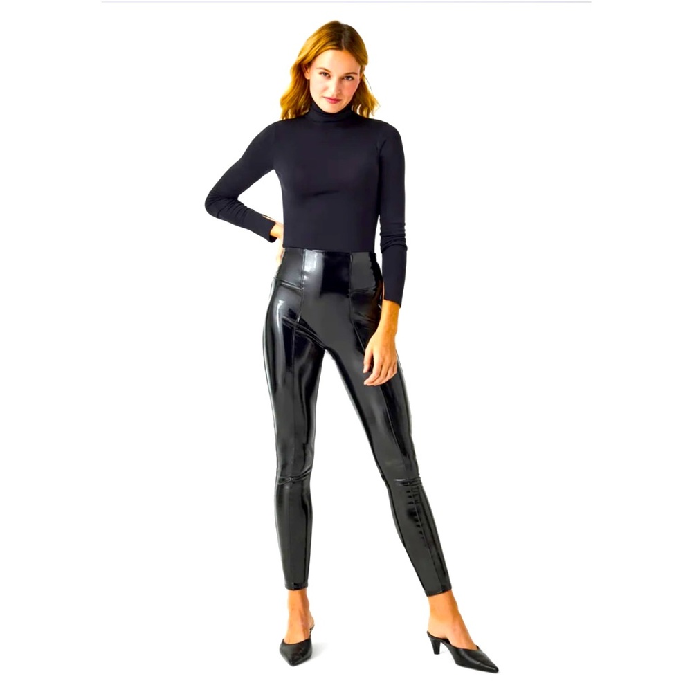 Spanx Faux Patent Leather Leggings